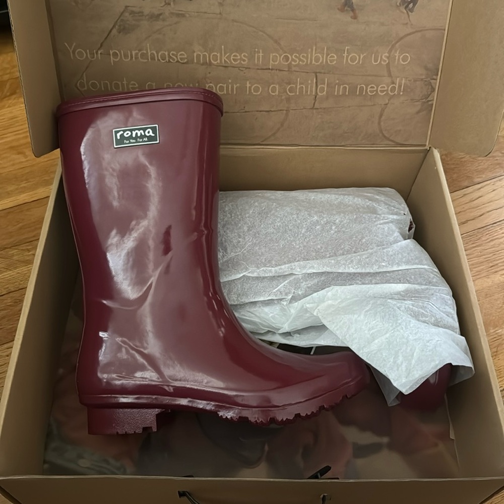 Roma Burgundy boots